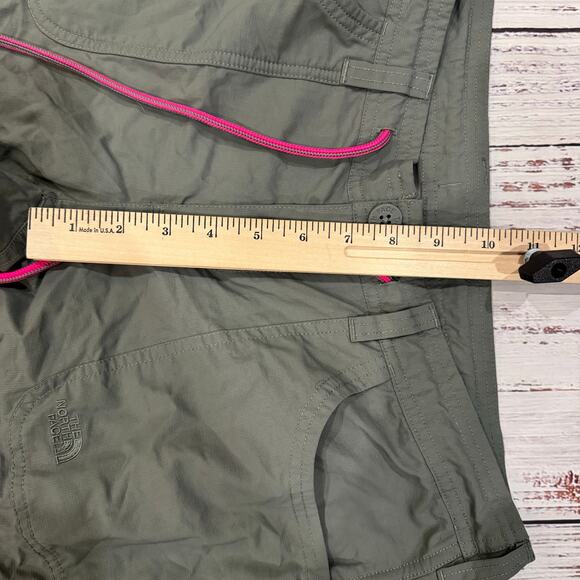 The North Face Horizon II Sage Green Hiking Pants Women’s 10 Quick Dry Nylon - Picture 12 of 13